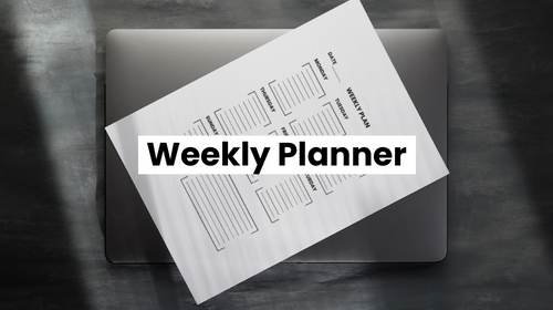 Weekly Productivity Planner